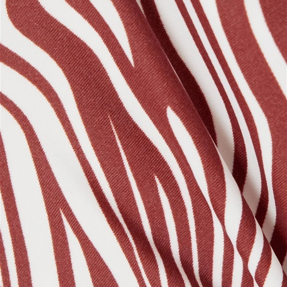 Faithfull the Brand Marae Strapless Printed Stretch-ECONYL® Swimsuit - Picture 4 of 6